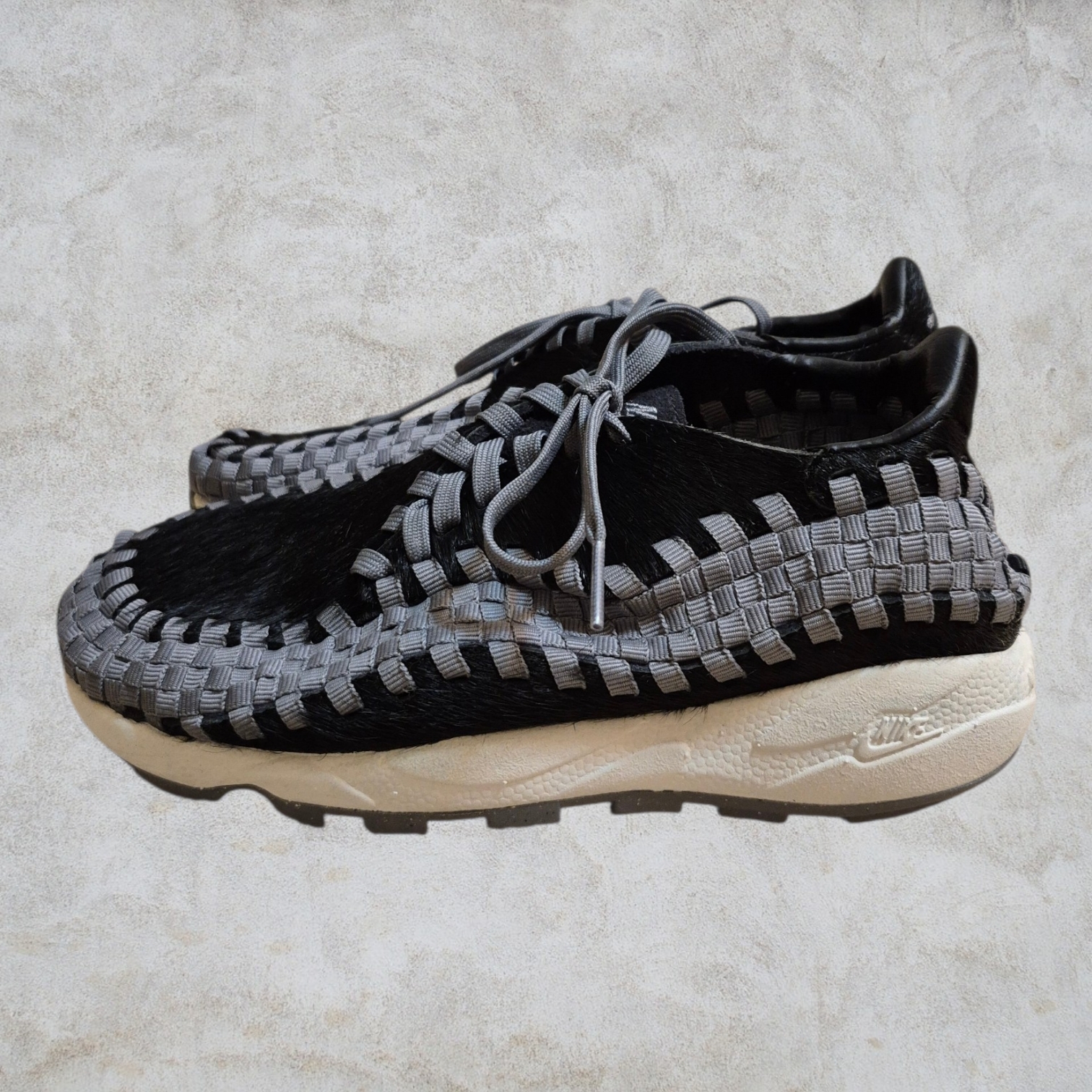 Nike Air Footscape Woven Black Smoke Grey Fb1959-001 Women’s, Size 7.5